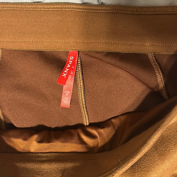 SPANX Pants - Spanx Fauz Seude Flair Pants Rich Caramel